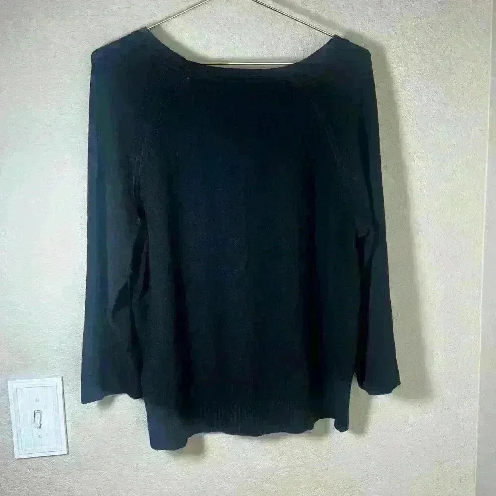 Philosophy sweater size large nylon and spandex blend - Picture 3 of 4